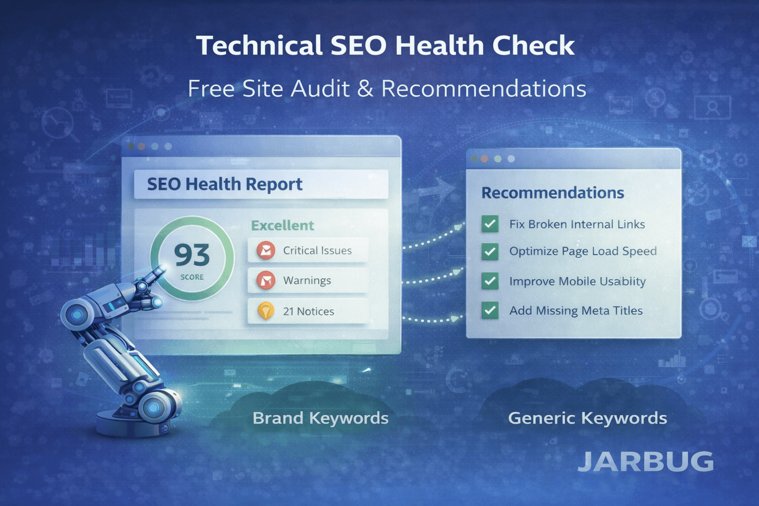 Technical SEO Health Check - Free Site Audit & Recommendations
